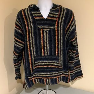 Drug Rug Hooded Sweatshirt Men’s XL Multi-Color
